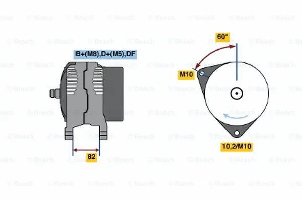 Alternator (0 123 520 026)