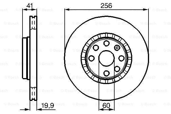 Brake Disc (0 986 478 535)