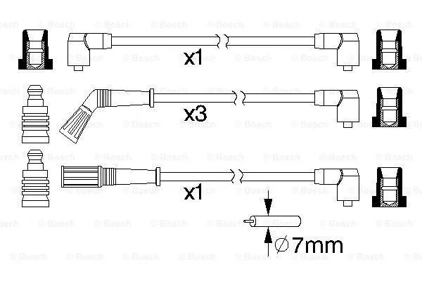 Ignition Cable Kit (0 986 357 183)