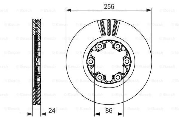 Brake Disc (0 986 479 712)