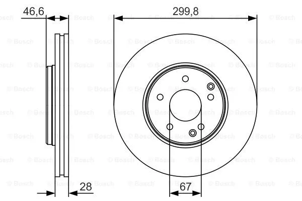 Brake Disc (0 986 479 R79)