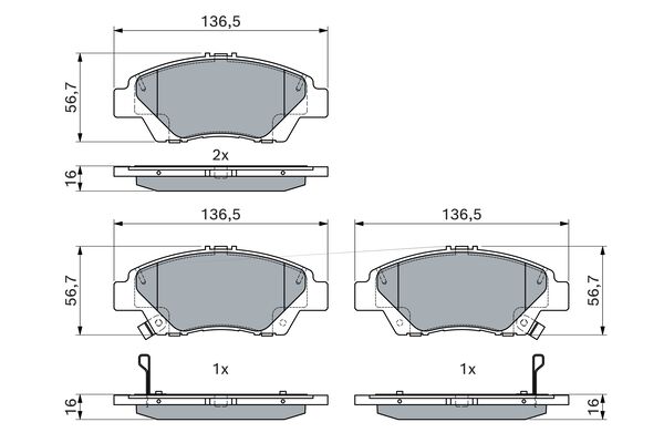 Brake Pad Set, disc brake