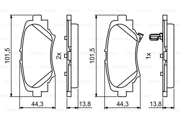 Brake Pad Set, disc brake
