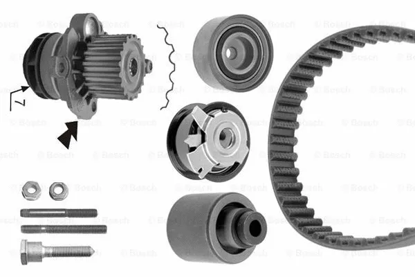 Water Pump & Timing Belt Kit (1 987 948 882)