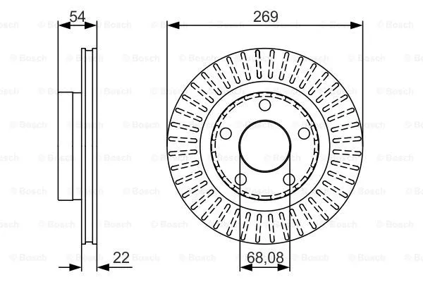 Brake Disc (0 986 479 A42)