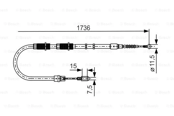 Cable Pull, parking brake
