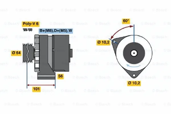 Alternator (0 120 469 857)