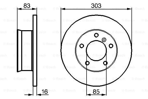 Brake Disc (0 986 478 189)