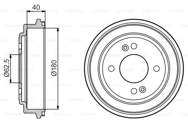 Brake Drum (0 986 477 216)