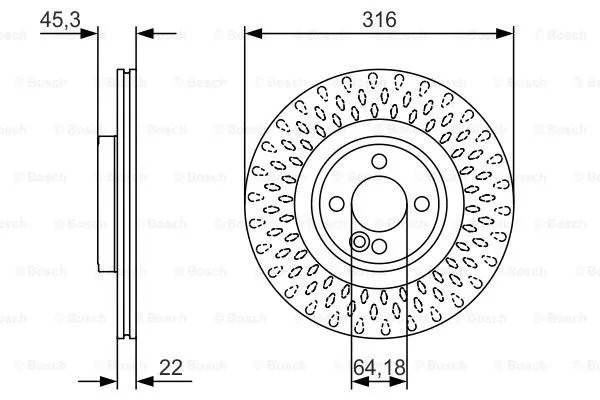 Brake Disc (0 986 479 A07)