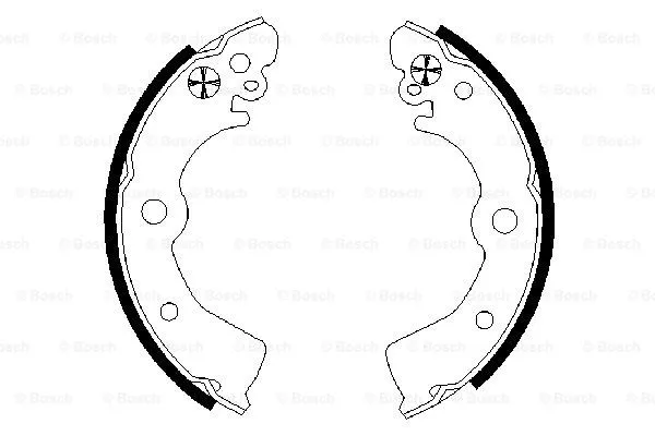 Brake Shoe Set (0 986 487 578)