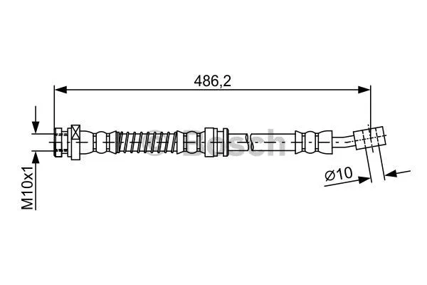 Brake Hose (1 987 481 872)
