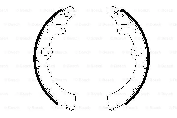 Brake Shoe Set (0 986 487 682)