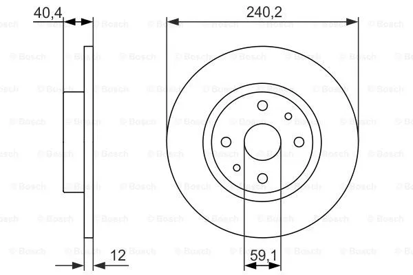Brake Disc (0 986 479 858)