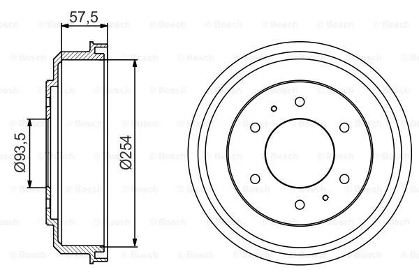 Brake Drum (0 986 477 220)