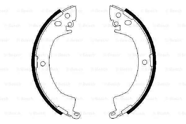 Brake Shoe Set (0 986 487 207)