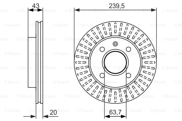Brake Disc (0 986 479 874)