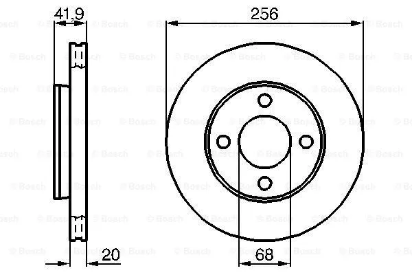 Brake Disc (0 986 478 225)