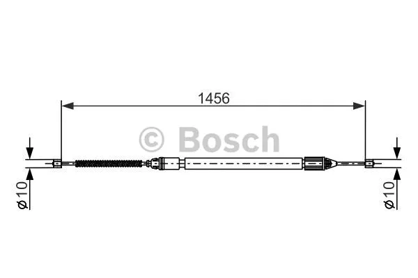Cable Pull, parking brake (1 987 477 637)