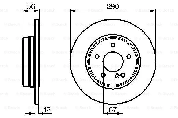 Brake Disc (0 986 478 899)