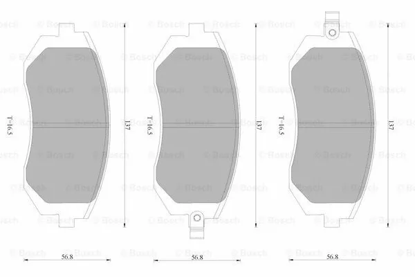 Brake Pad Set, disc brake (0 986 AB1 961)