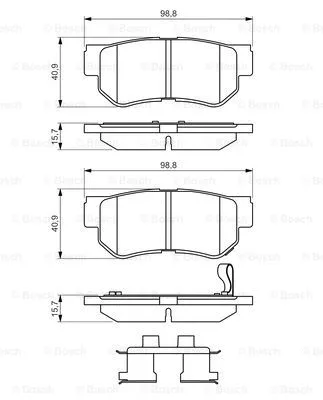 Brake Pad Set, disc brake