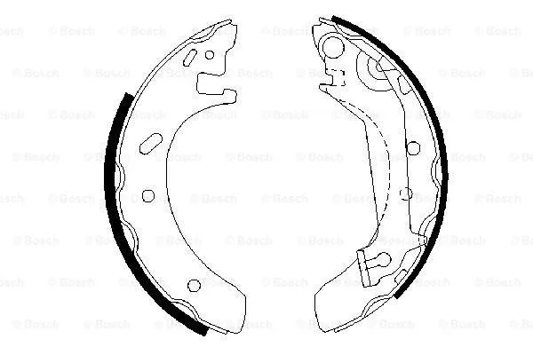 Brake Shoe Set (0 986 487 523)