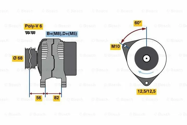 Alternator (0 124 325 054)