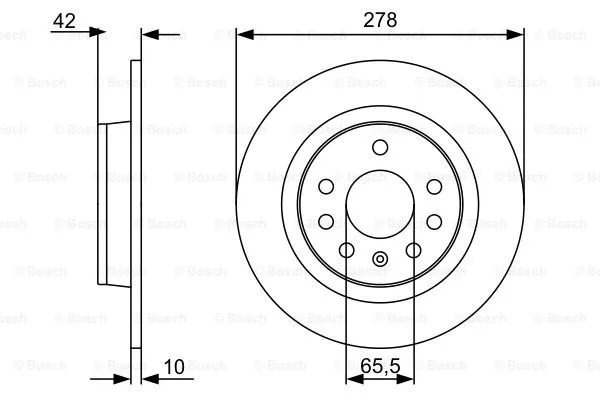 Brake Disc (0 986 479 515)