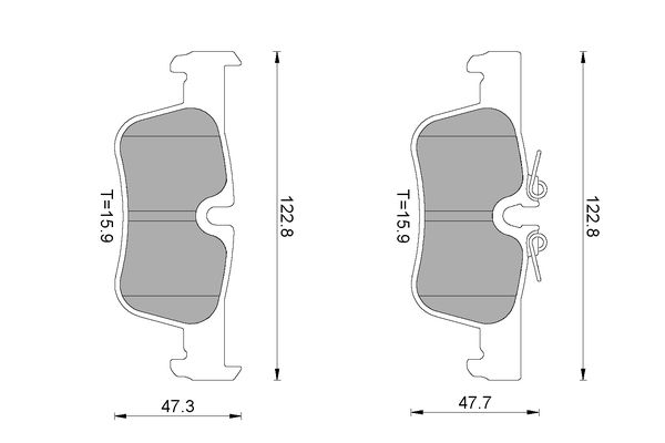 Brake Pad Set, disc brake