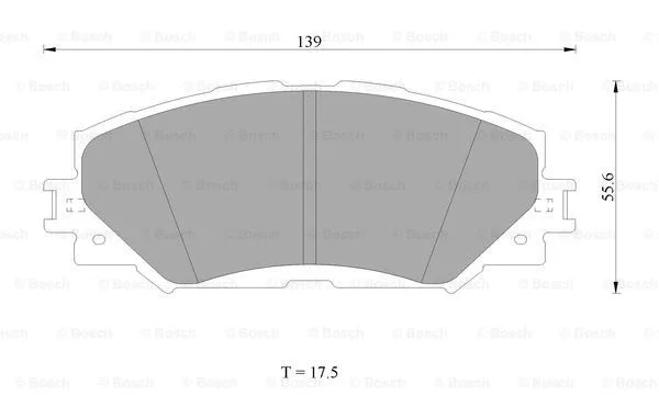 Brake Pad Set, disc brake (0 986 AB1 471)