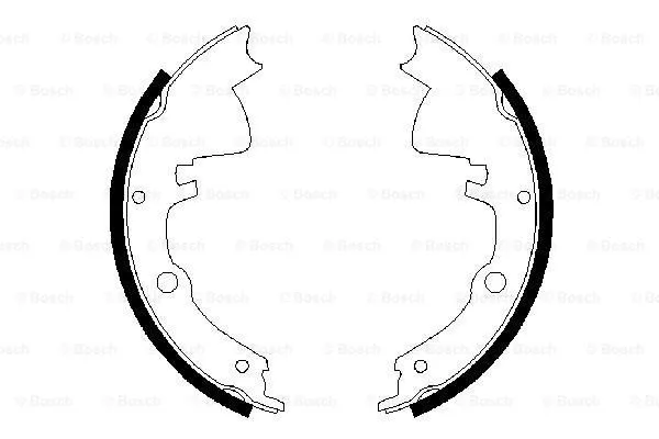 Brake Shoe Set (0 986 487 394)