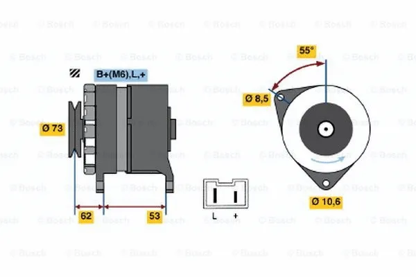 Alternator (0 986 032 241)