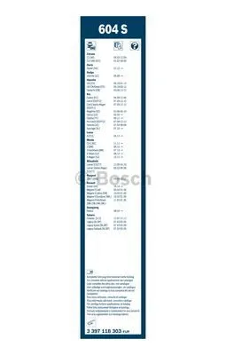 Wiper Blade (3 397 118 303)