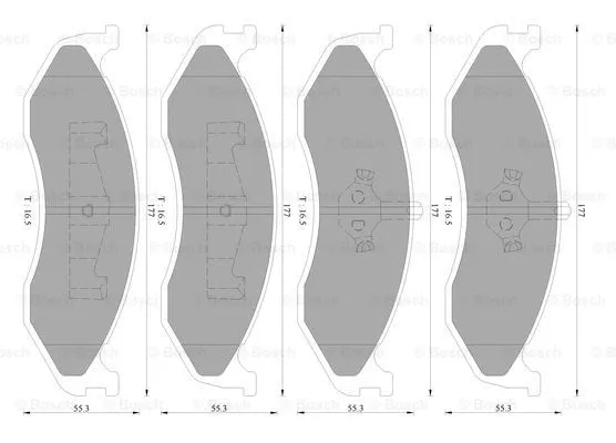 Brake Pad Set, disc brake (0 986 AB3 079)