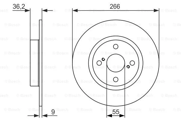 Brake Disc (0 986 479 335)