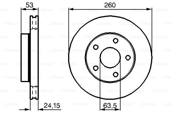 Brake Disc (0 986 478 195)