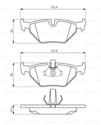 Brake Pad Set, disc brake