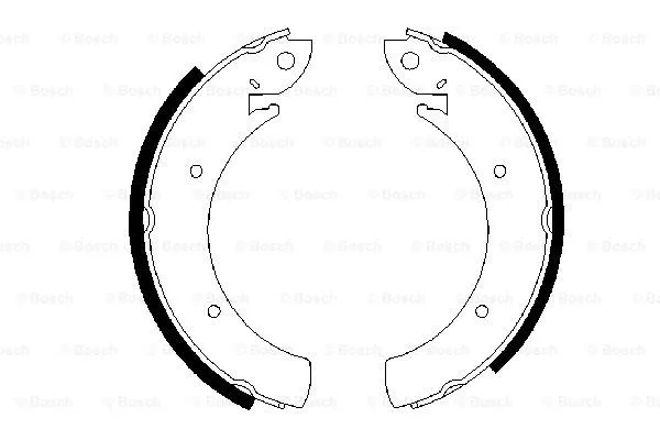 Brake Shoe Set (0 986 487 648)