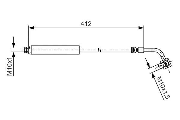 Brake Hose (1 987 481 B24)