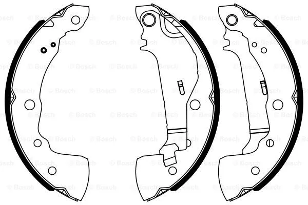 Brake Shoe Set (0 986 487 963)