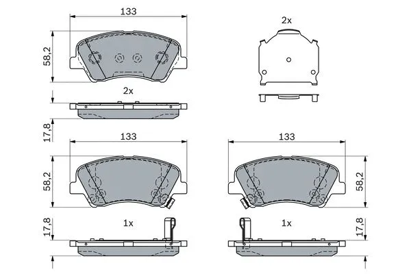 Brake Pad Set, disc brake