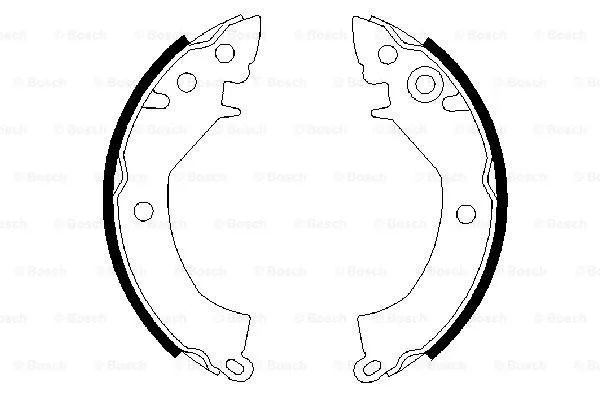 Brake Shoe Set (0 986 487 335)