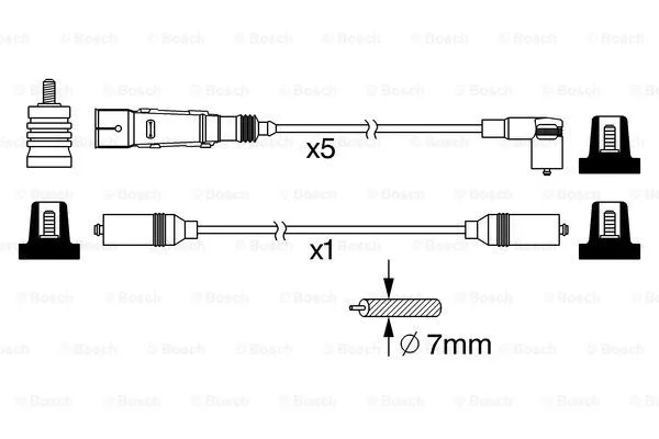 Ignition Cable Kit (0 986 356 385)