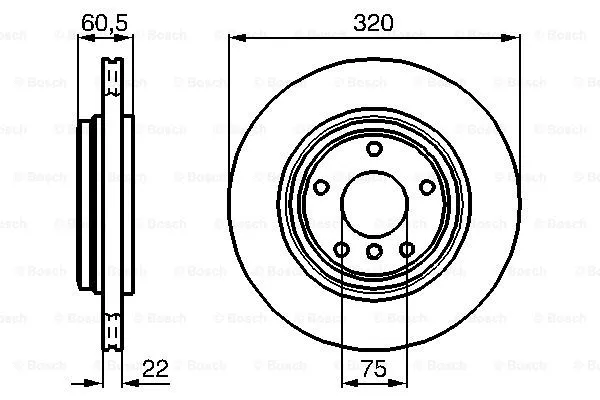 Brake Disc (0 986 478 975)