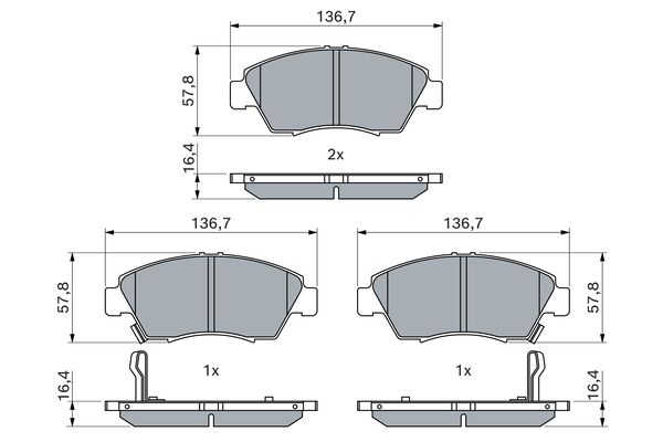 Brake Pad Set, disc brake