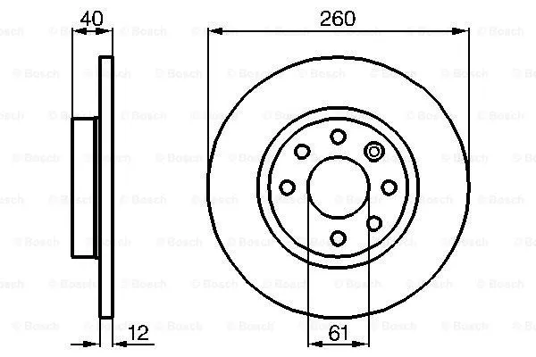 Brake Disc (0 986 478 386)