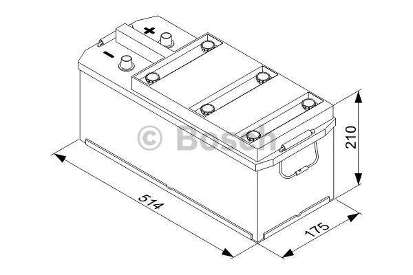 Starter Battery (0 092 T30 380)