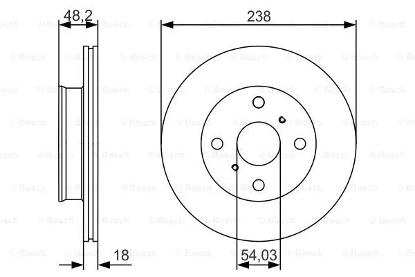 Brake Disc (0 986 479 R75)