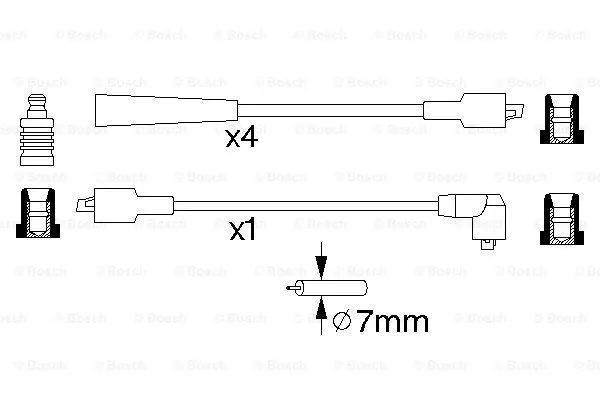 Ignition Cable Kit (0 986 356 761)